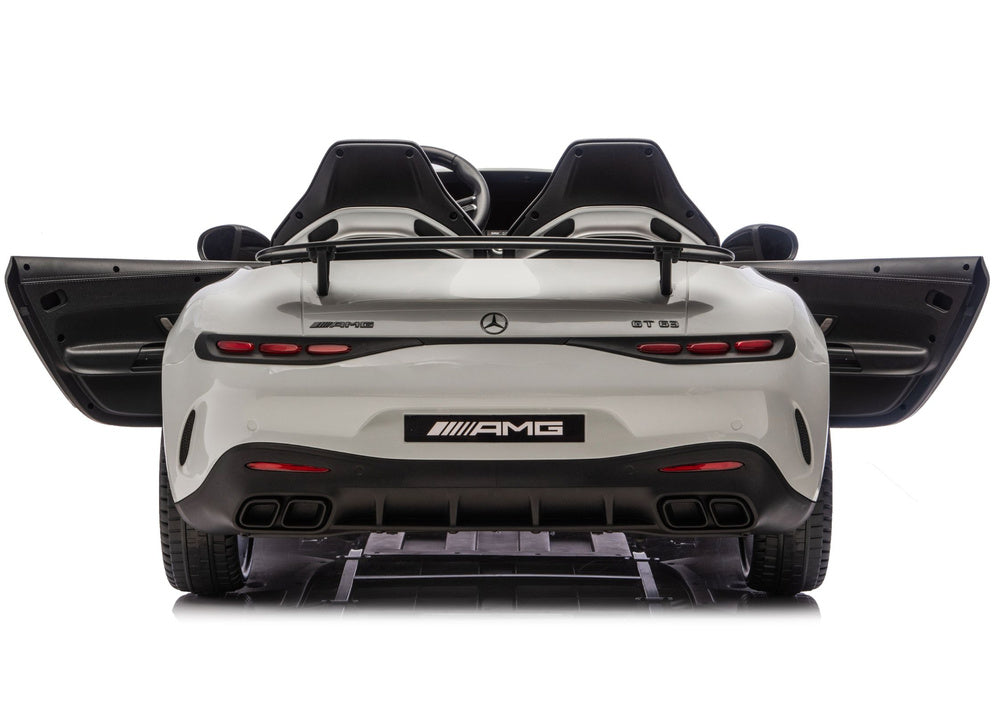 LEAN CARS Mercedes GT63 AMG DK-GT63 24V LCD Elektroauto, Hellgrau – Produktabbildung 6