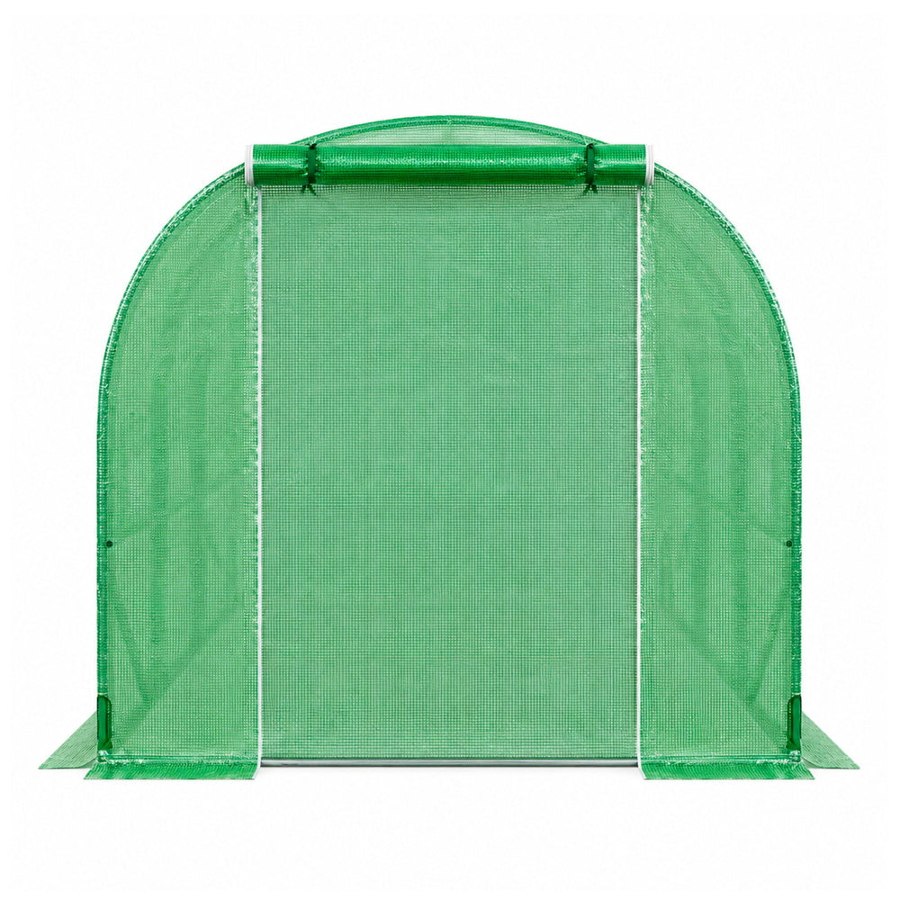 LEAN Folientunnel-Gartengewächshaus PRO Rahmen 25 mm 10 x 3 x 2 m 30 m² – Produktabbildung 4