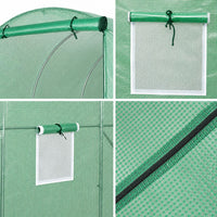 LEAN Folientunnel-Gartengewächshaus PRO Rahmen 25 mm 10 x 3 x 2 m 30 m² – Produktabbildung 7