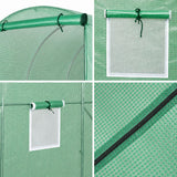 LEAN Folientunnel-Gartengewächshaus PRO Rahmen 25 mm 12 x 3 x 2 m 36 m² – Produktabbildung 7