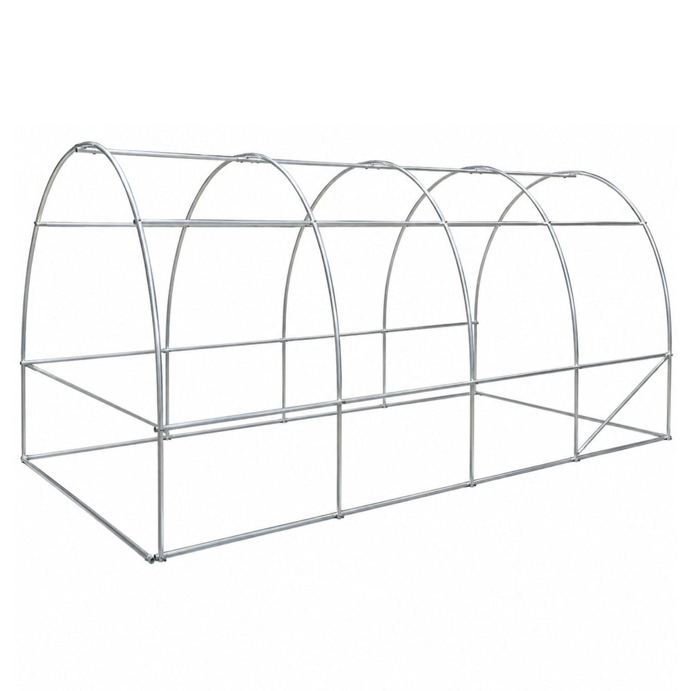 LEAN Folientunnel-Gartengewächshaus PRO Rahmen 25 mm 10 x 4 x 2 m 40 m² – Produktabbildung 10