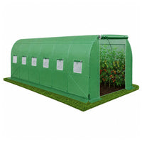 LEAN Folientunnel-Gartengewächshaus PRO Rahmen 25 mm 10 x 4 x 2 m 40 m² – Produktabbildung 2