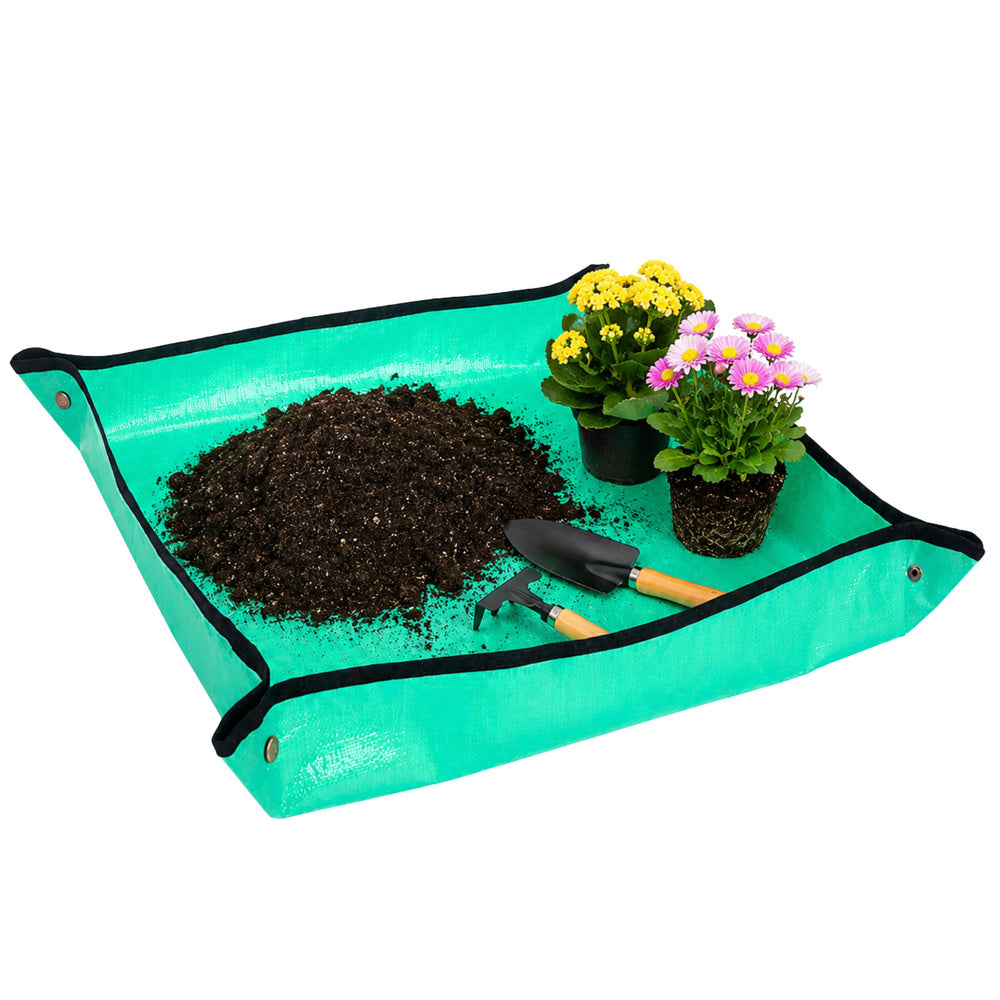 Gartenmatte zum Umtopfen von Pflanzen und Blumen, 100 x 80 cm