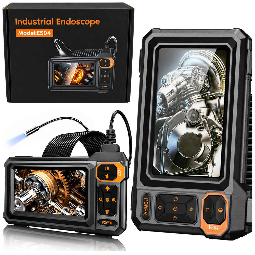 LEAN Kabelgebundene Endoskop-Inspektionskamera mit 8 LEDs, 4,3'' LCD-Display, Schutzart IP67