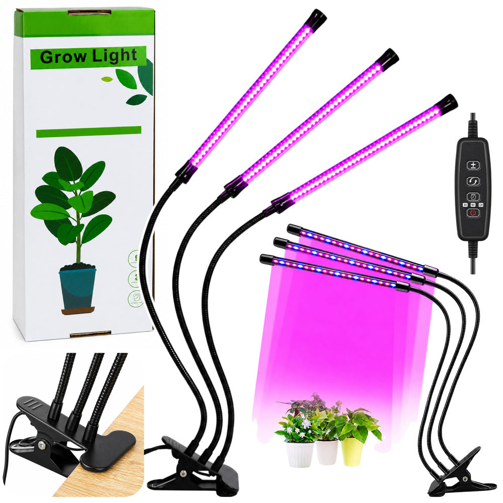 LEAN LED-Lampe für Pflanzenanbau und -beleuchtung, Dreifachmodule, Klemme