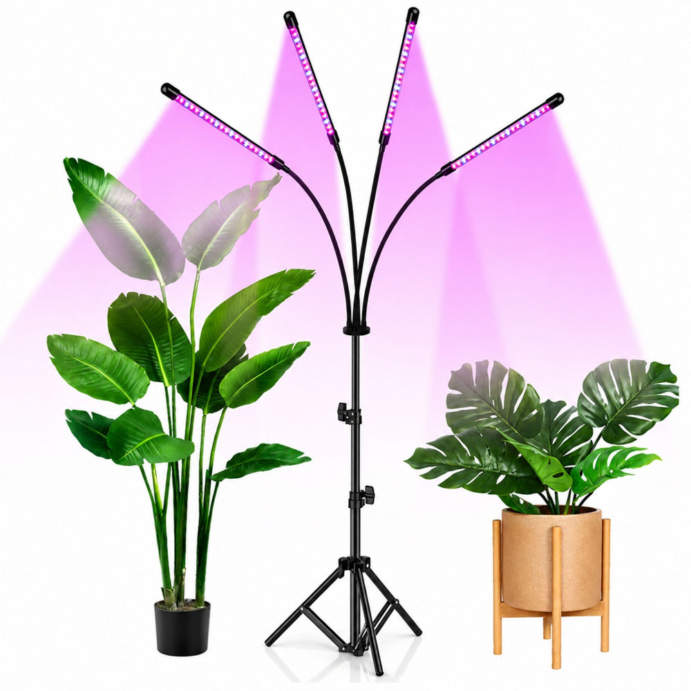 LEAN LED-Lampe für den Anbau von Nutzpflanzen und die Beleuchtung von Pflanzen, 4-teiliger Ständer – Produktabbildung 2