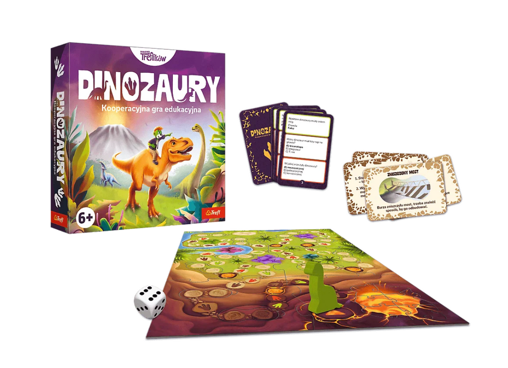 Trefl Gry Lernspiel: Dinosaurier – Die Treflik-Familie Trefl 02912