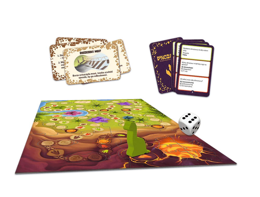 Trefl Gry Lernspiel: Dinosaurier – Die Treflik-Familie Trefl 02912 – Produktabbildung 2