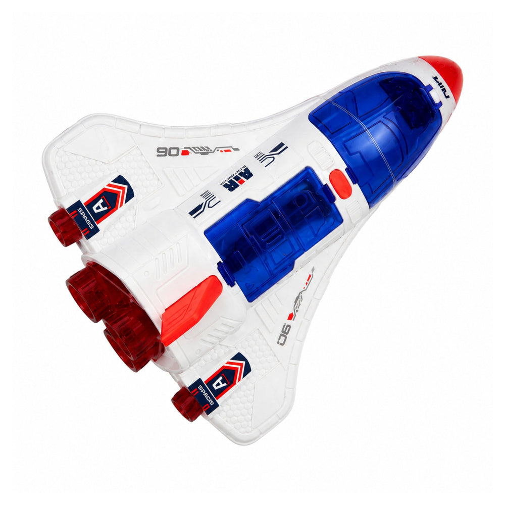LEAN Toys Space Shuttle UFO Forschungsfahrzeug Satellit Astronauten Set – Produktabbildung 2