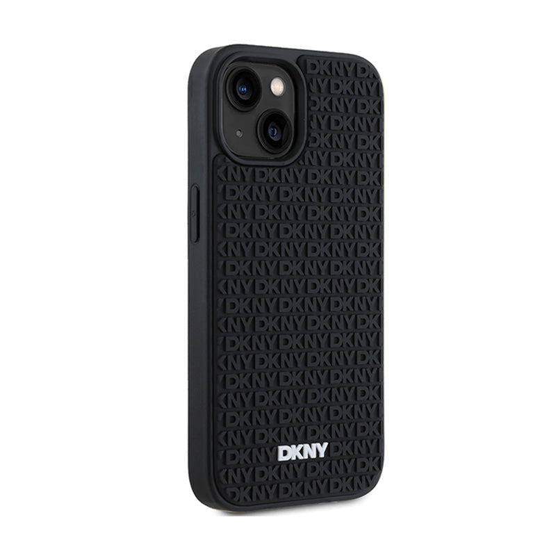 DKNY 3D Rubber Repeat Pattern - Hülle für iPhone 15 / 14 / 13 (schwarz) – Produktabbildung 12