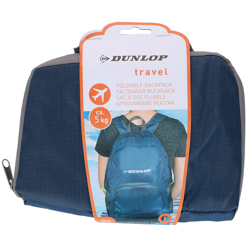 Dunlop - Folding backpack (blue) – Produktabbildung 3