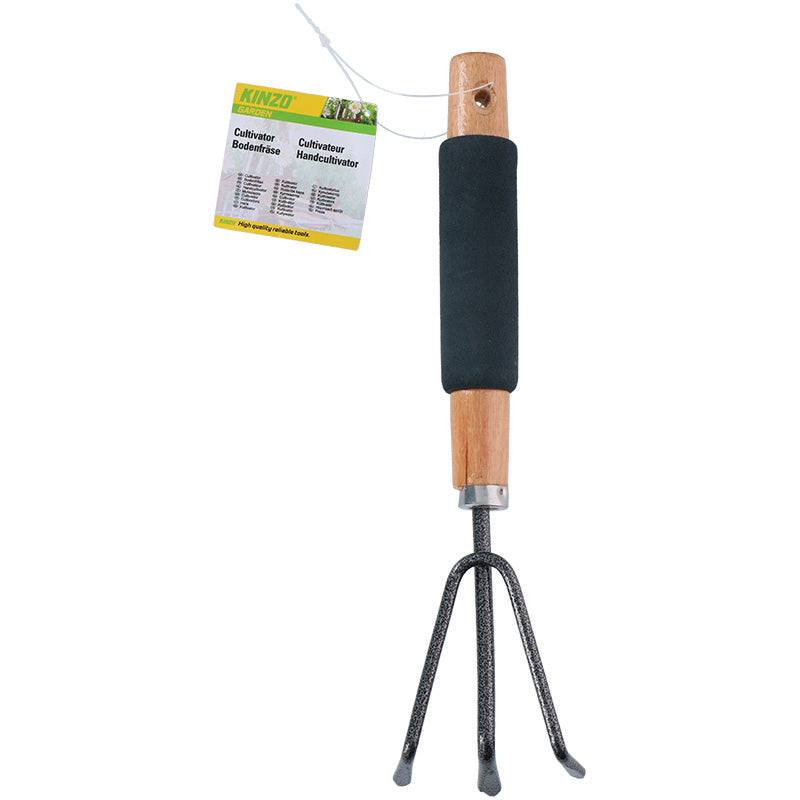 Kinzo - drápový ruční kultivátor für zahradu, solidní zpracování 29 cm – Produktabbildung 2