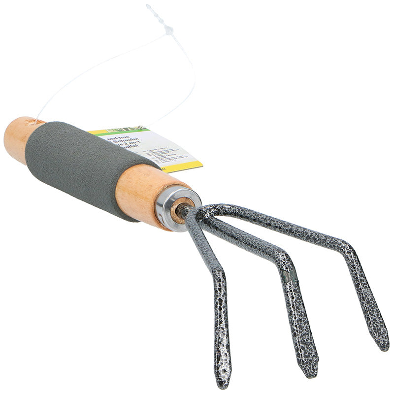 Kinzo - drápový ruční kultivátor für zahradu, solidní zpracování 29 cm