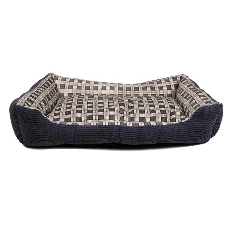 Jiný Měkký pelíšek für psy 90 x 70 x 20 cm Größe XL (dunkel blau)