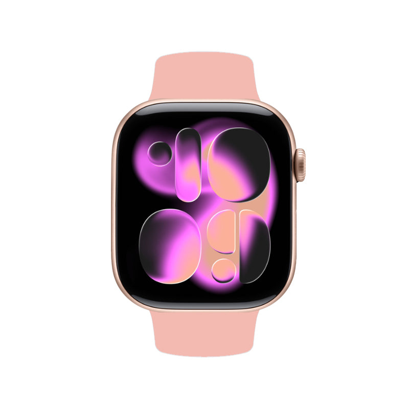 Crong Liquid - Armband für Apple Watch 38/40/41/42 mm (lososový) – Produktabbildung 2