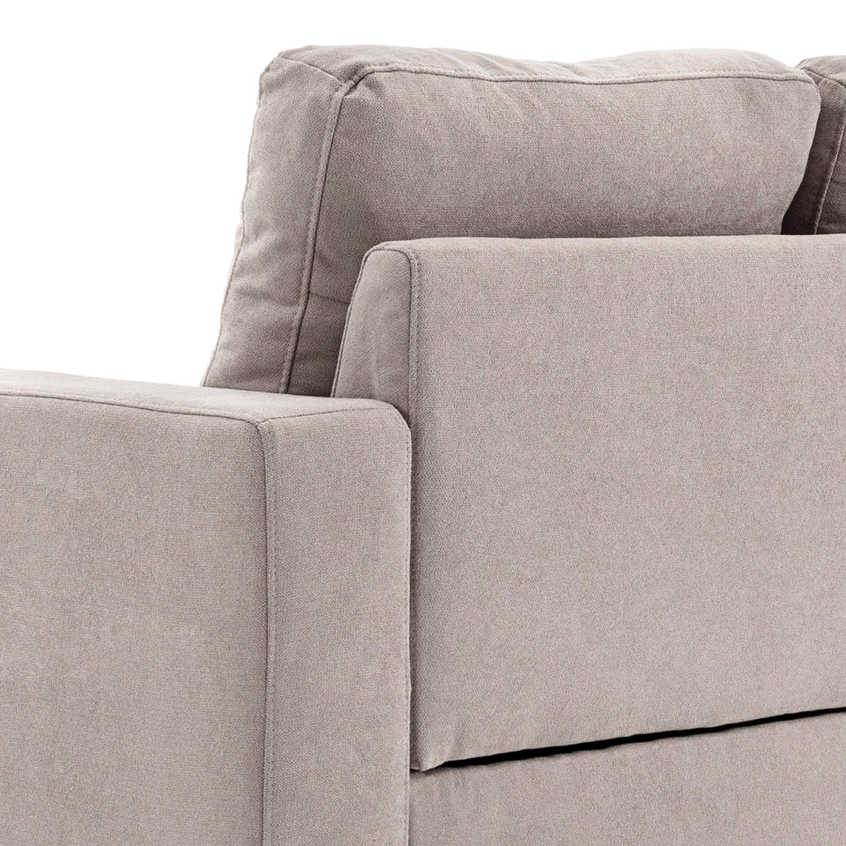 HOMCOM 3-Sitzer-Ecksofa, Leinenoptik, Wendbare Chaiselongue, 193x136x85 cm, Hellgrau – Produktabbildung 8