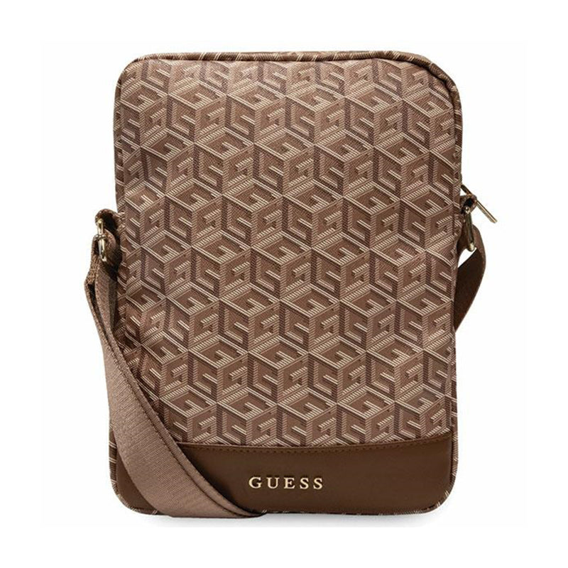 Guess GCube Stripe Tablet Bag - Tasche für 10" Tablet (braun)