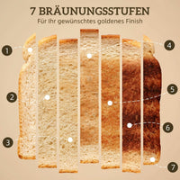 HOMCOM Wasserkocher- und Toaster-Set, 1,7 l 2200 W Schnellkoch-Wasserkocher mit Thermostat – Produktabbildung 6