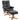 HOMCOM Relaxsessel mit Hocker, Stauraum, Gepolstert Fernsehsessel mit Liegefunktion, 360° Drehbar TV-Sessel