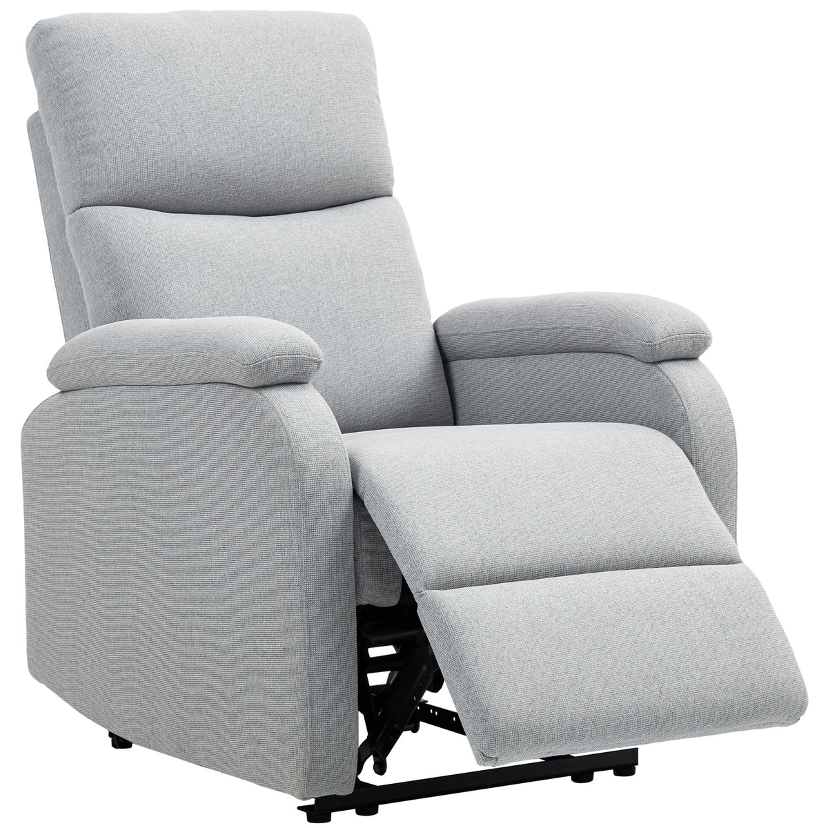 HOMCOM Recliner-Sessel, Entspannungssessel mit verstellbarer Rückenlehne, Fußstütze, Polstersessel für