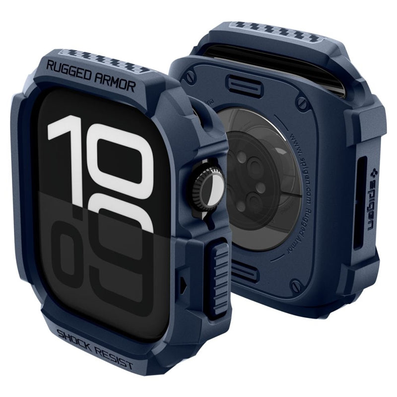Spigen Rugged Armor V2 - Hülle für Apple Watch 10/11 42 mm (dunkel blau)