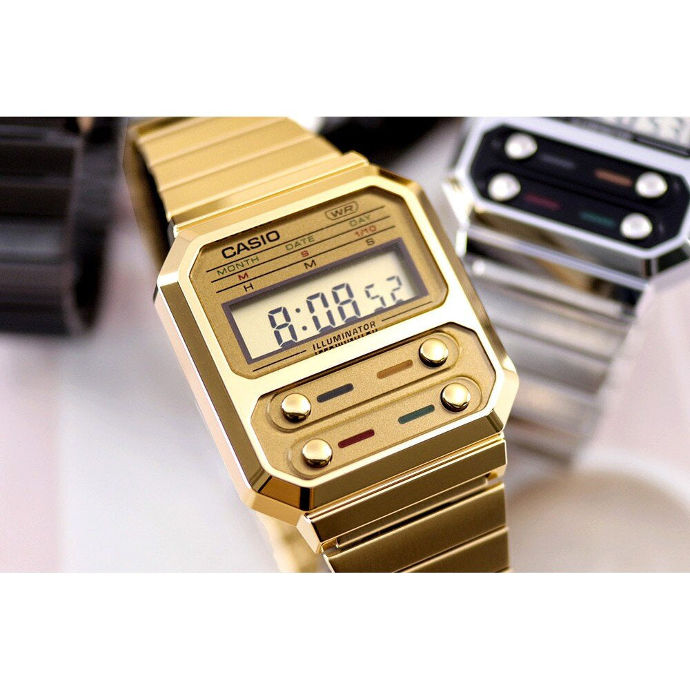 Casio Damenuhr – A100WEG-9AEF