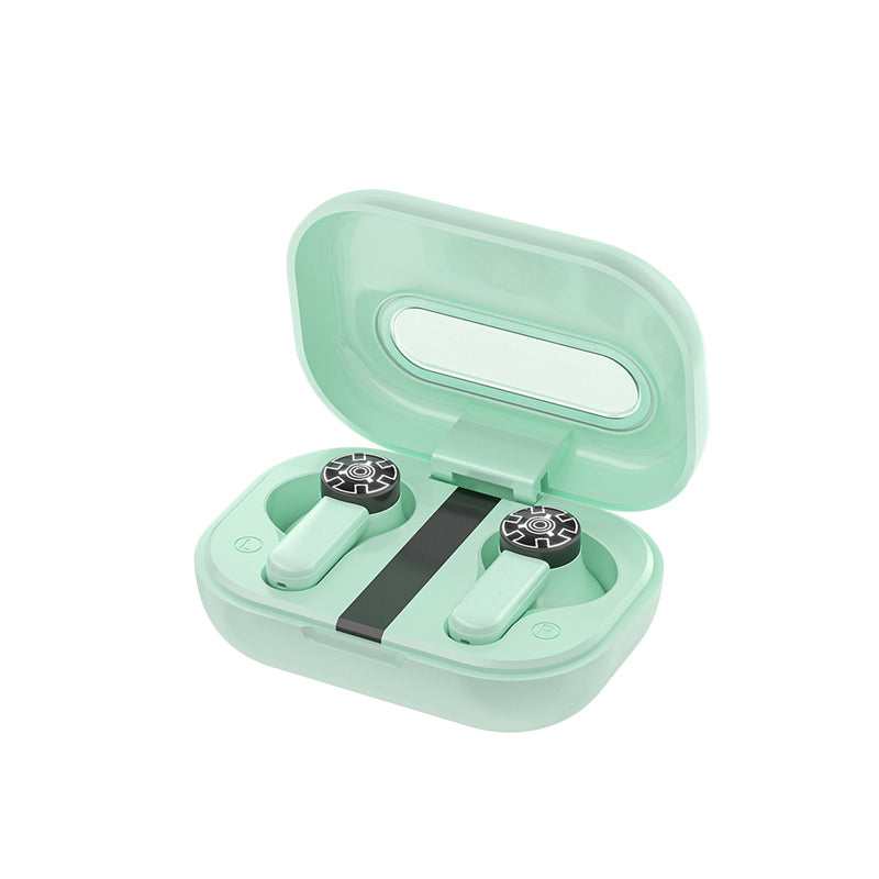 WEKOME VA06 Vanguard Series - Kabellose Kopfhörer Bluetooth V5.2 TWS s Lade- pouzdrem (grün)