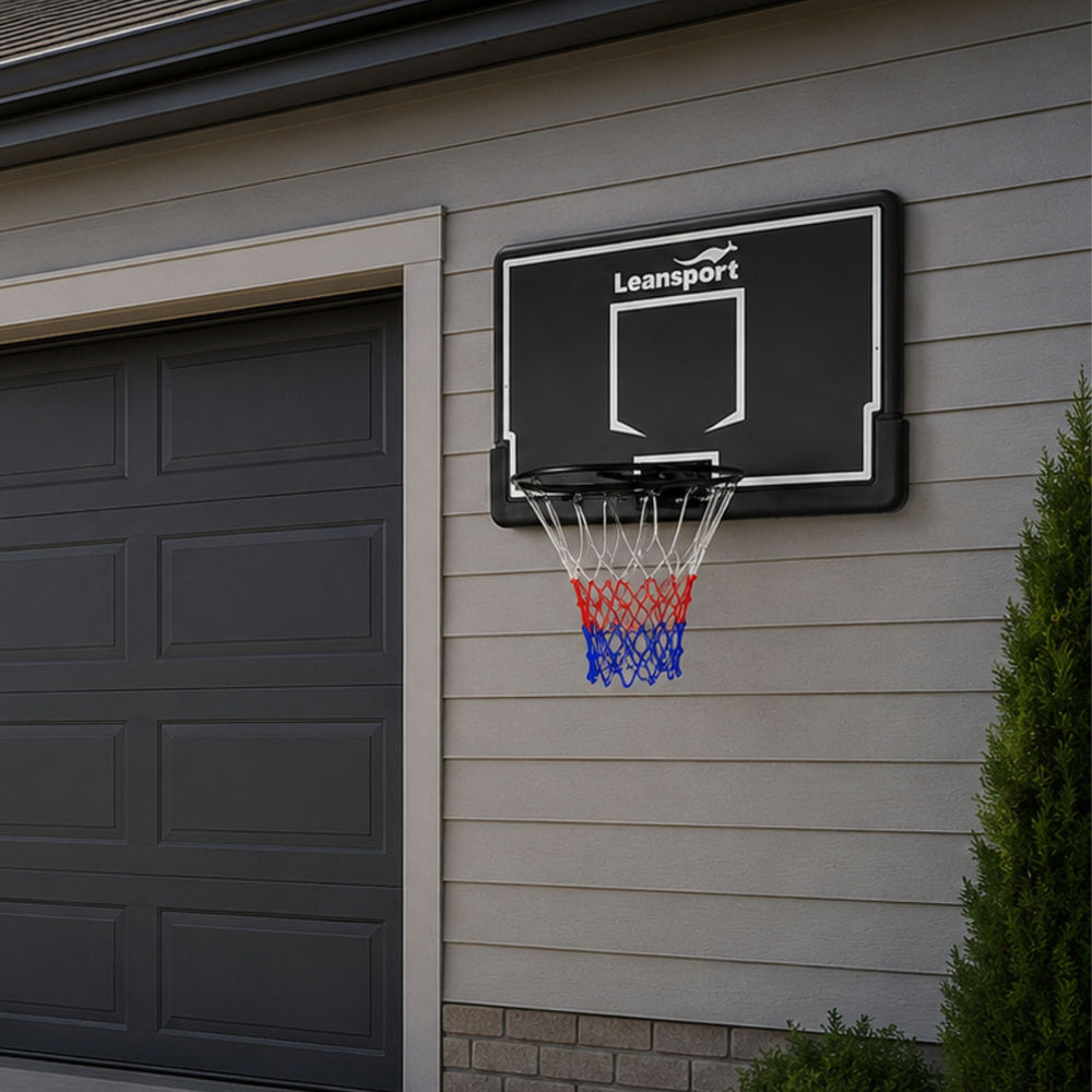 LEAN Sport Basketball Hängebrett Gartenkorb Schwarz 90 cm – Produktabbildung 2