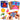 Origami-Set, farbiges Papier, Anleitungsheft, 100 Blatt