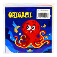 Origami-Set, farbiges Papier, Anleitungsheft, 100 Blatt