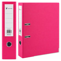 LEAN A4/80-mm-Dokumentenordner mit Hebelmechanismus, Rosa