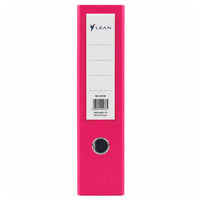 LEAN A4/80-mm-Dokumentenordner mit Hebelmechanismus, Rosa – Produktabbildung 5