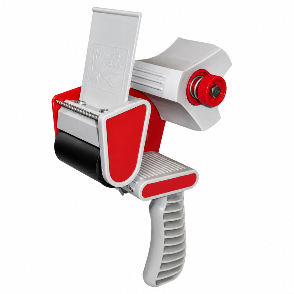 LEAN Manueller Packbandabroller mit Spannvorrichtung, Breite 50 mm – Produktabbildung 2