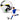 Trainingsfußball für Rasenplätze, weiß, Muster, 22 cm, Größe 5
