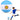 LEAN Toys Trainingsfußball für Rasenplätze, argentinische Farben, 22 cm, Größe 5
