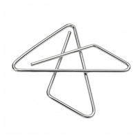 Metallene Schmetterlings-Kreuzklemmen für Bürodokumente 28 mm 50 Stück.