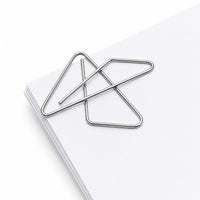 Metallene Schmetterlings-Kreuzklemmen für Bürodokumente 28 mm 50 Stück.