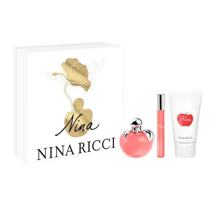 Nina Ricci Nina Eau De Toilette Spray 50ml Set 3 Artikel