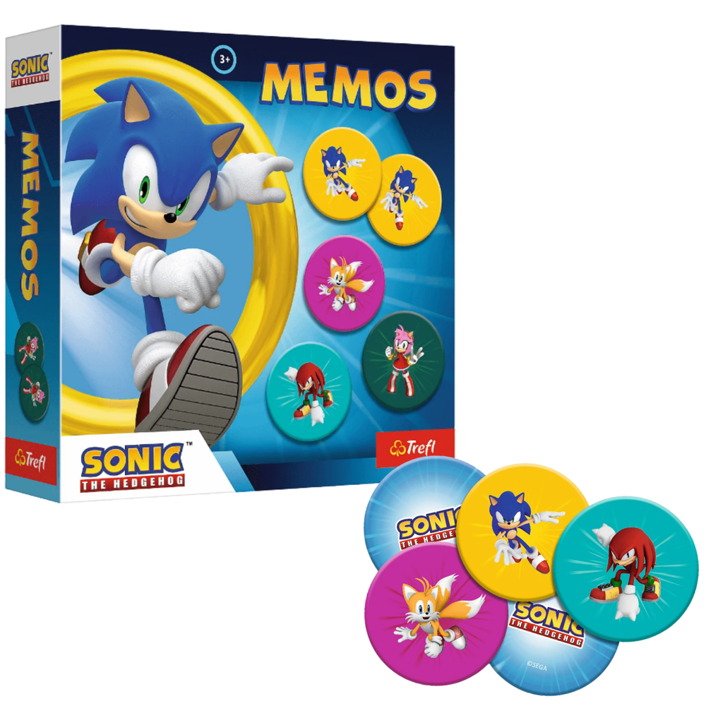 Trefl Gry Memo-Spiel - Sonic - The Hedgehog - Trefl 02897
