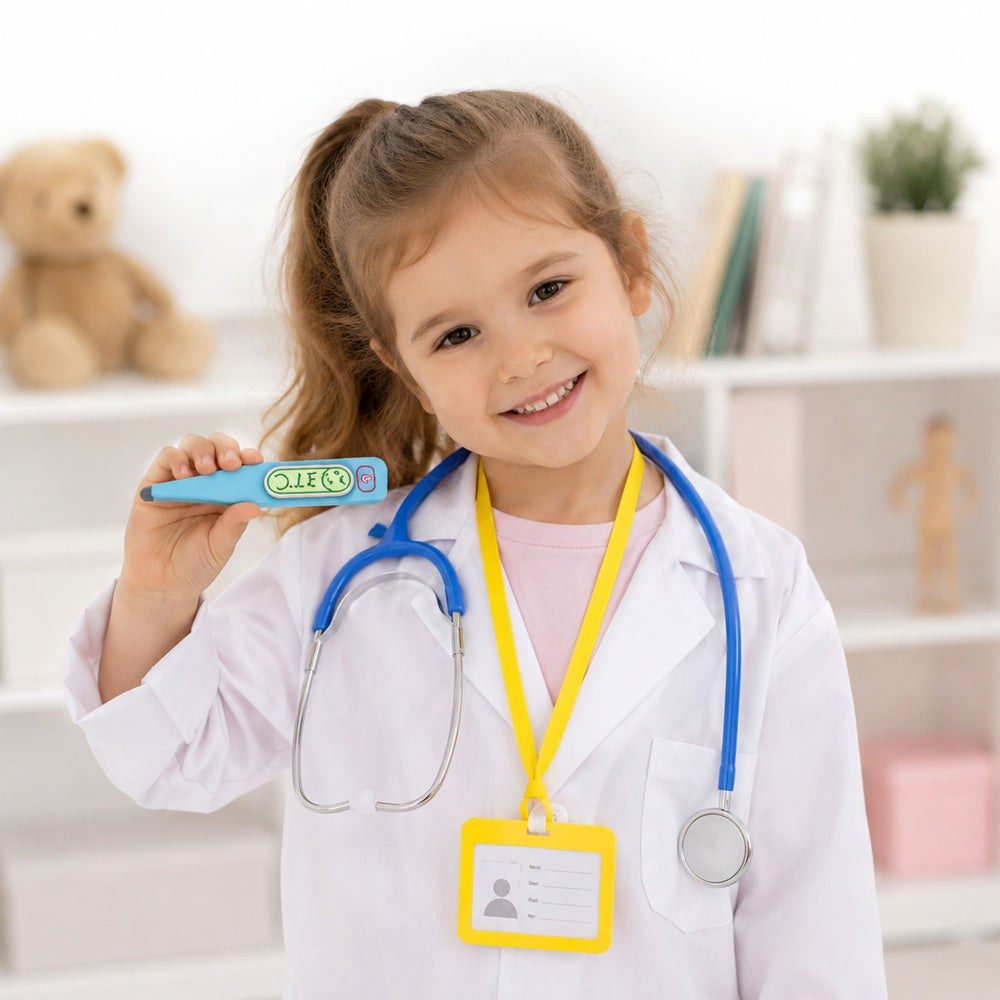 LEAN Toys Kleiner Doktorkoffer - Medizinische Instrumente - Echtes Zubehör - 36-teilig – Produktabbildung 2