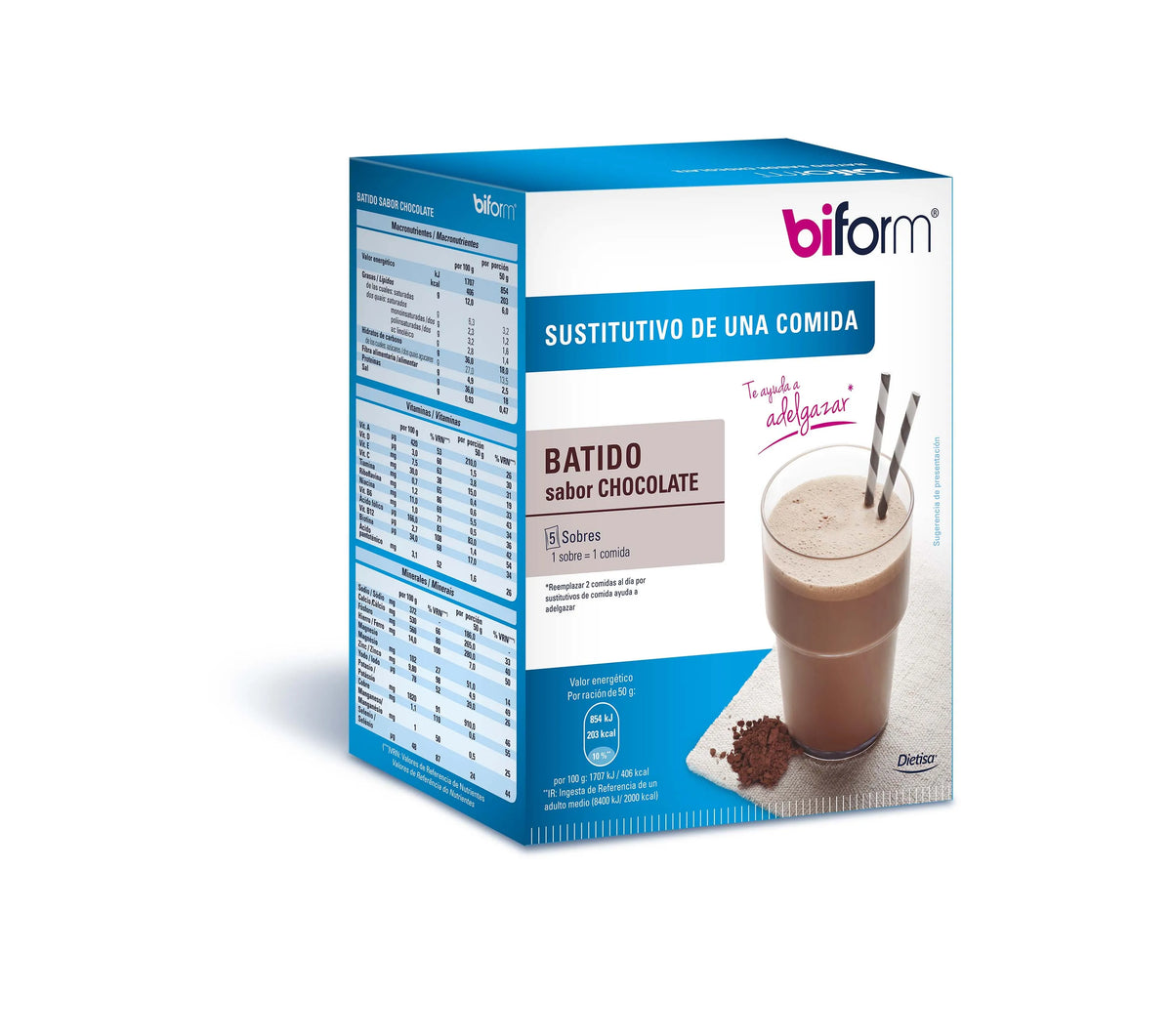 Biform Batido Chocolate 5 Sobres
