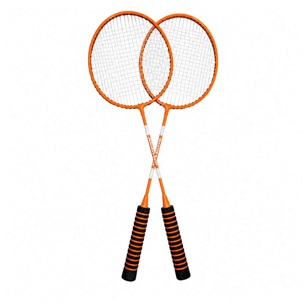LEAN Toys Badminton-Set, Schläger, Federballhülle, Orange – Produktabbildung 2