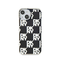 DKNY IML Checkered Mono Pattern - Hülle für iPhone 15 / 14 / 13 (schwarz) – Produktabbildung 3