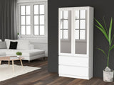 Kleiderschrank Malwa SS-90L WEISS – Produktabbildung 4