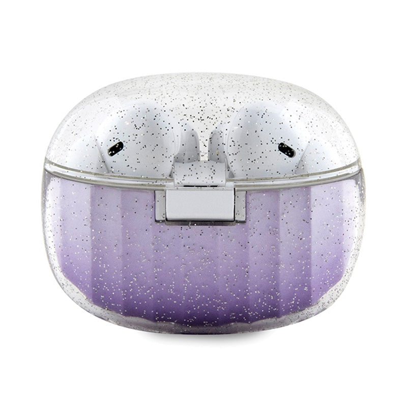 Guess Glitter Gradient - Kopfhörer TWS Bluetooth + Lade- Hülle (violett) – Produktabbildung 2