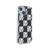 DKNY IML Checkered Mono Pattern - Hülle für iPhone 15 / 14 / 13 (schwarz) – Produktabbildung 4
