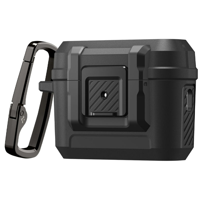 Spigen Lock Fit - obrněný Hülle für Apple AirPods Pro 3 (matt schwarz)
