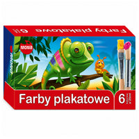 LEAN School MONA Schul-Deckfarben 6 Farben 20 ml