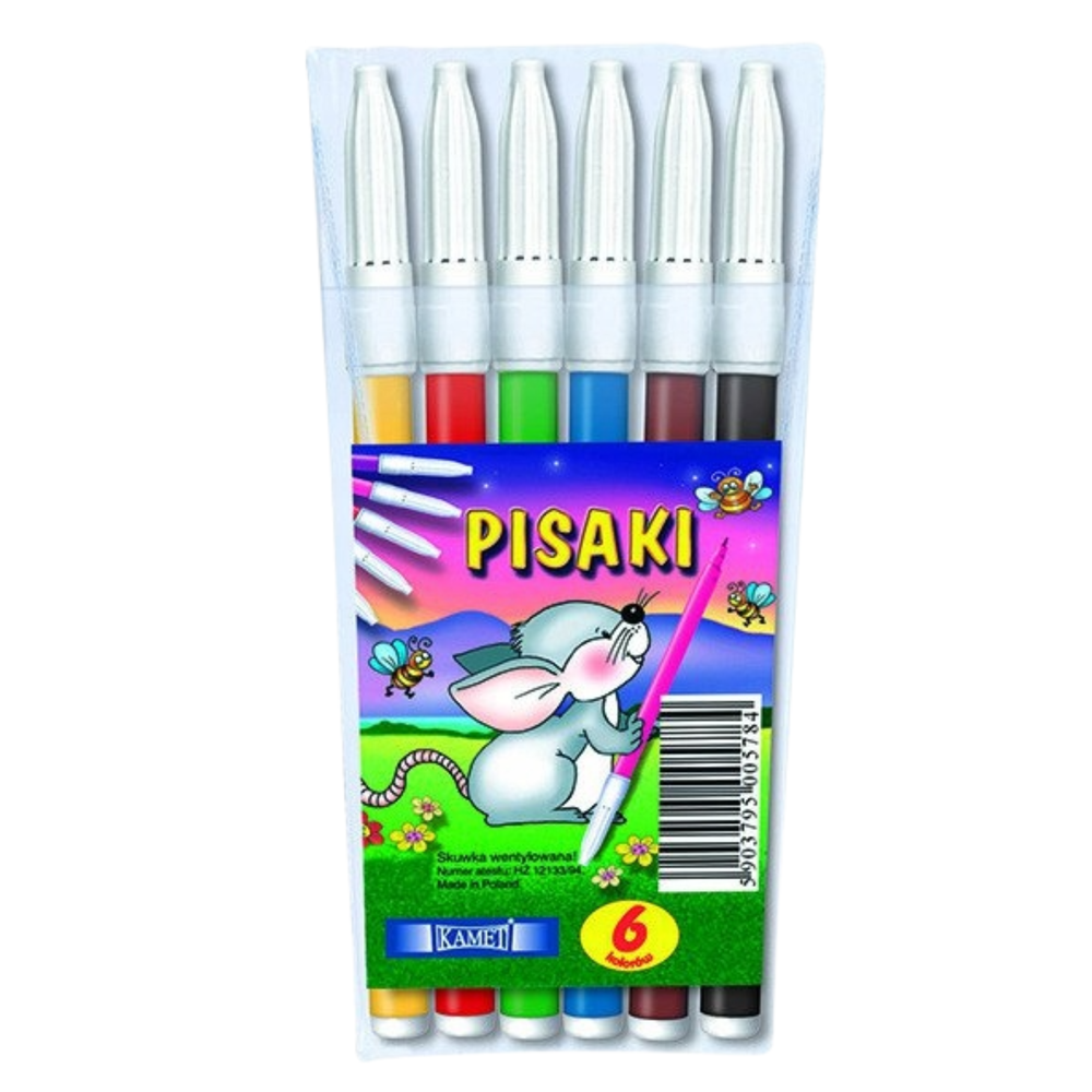 LEAN School KAMET Filzstifte 6 Farben