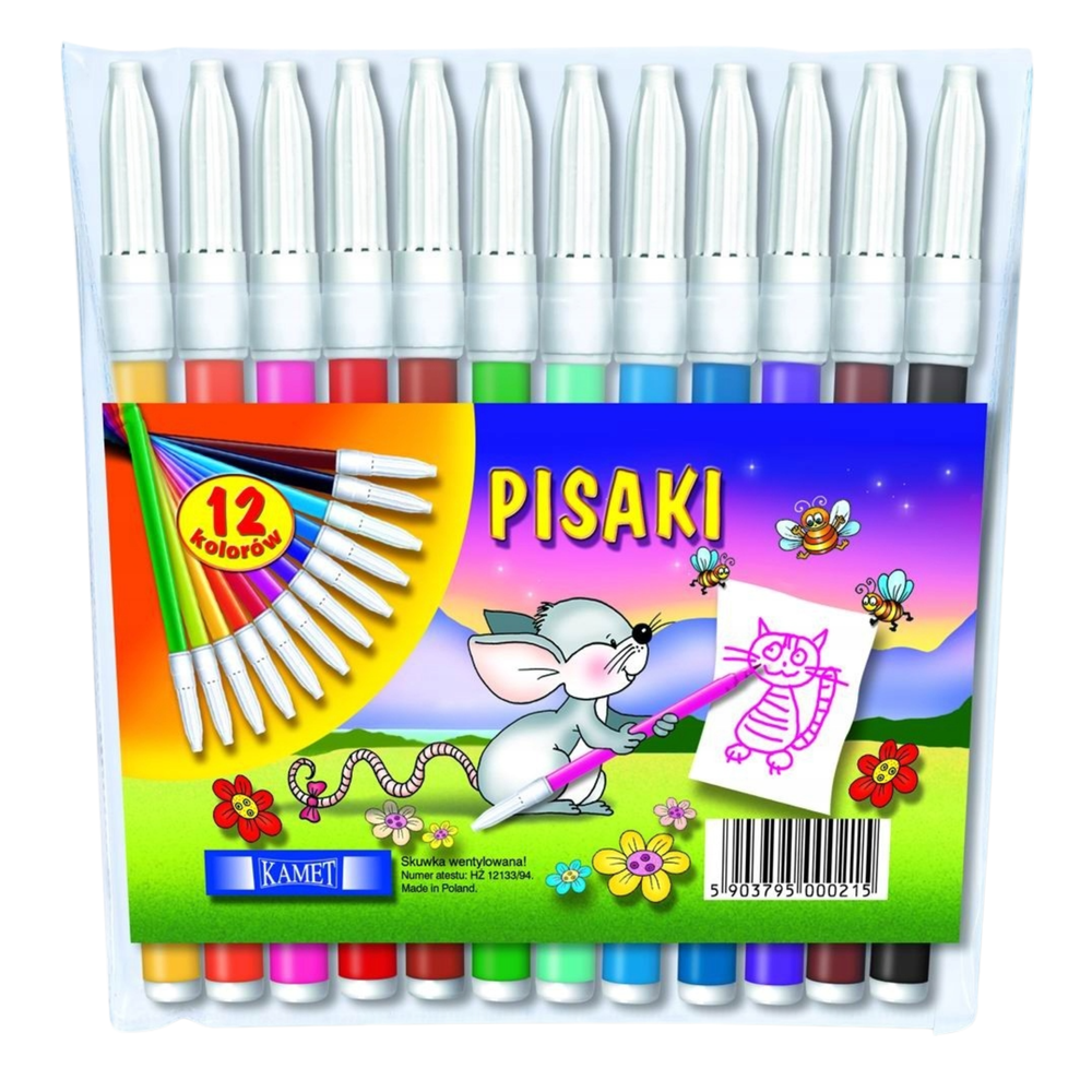 LEAN School KAMET Filzstifte 12 Farben